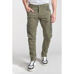 Pantalon cargo obreck kaki sal en coton Pantalon cargo obreck kaki sal en coton