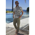 Pantalon cargo oddo blanc en lin Pantalon cargo oddo blanc en lin