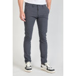 Pantalon carotte skunk bleu