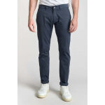 Pantalon chino cesar bleu marine en coton