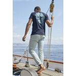Pantalon chino cesar vert d'eau en coton
