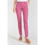 Pantalon chino dyli3 fuchsia rouge en coton