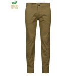 Pantalon chino kaki en coton Pantalon chino kaki en coton