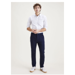 Pantalon chino skinny original bleu marine en coton Pantalon chino skinny original bleu marine en coton