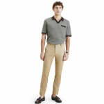 Pantalon chino slim original camel en coton