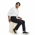 Pantalon chino slim original noir en coton