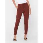 Pantalon cordon d'attache rouge en viscose lia