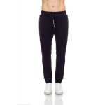 Pantalon droit en coton marine