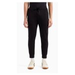 Pantalon droit en coton noir