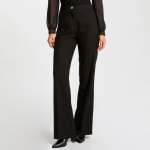 Pantalon droit femme morgan noir en viscose