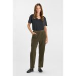 Pantalon droite cordo kaki xena en coton