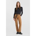 Pantalon droite kristin marron en coton hana Pantalon droite kristin marron en coton hana