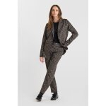 Pantalon droite leopa marron lane