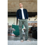 Pantalon droite work kaki ole en coton Pantalon droite work kaki ole en coton