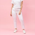 Pantalon �lastique coupe 5 poches femme - �cru blanc