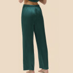 Pantalon - emeraude vert en soie