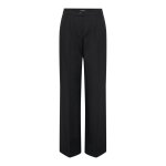 Pantalon fermeture par bouton taille haute noir zara