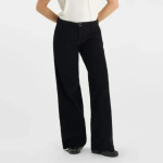 Pantalon flare tahis beige mia Pantalon flare tahis beige mia