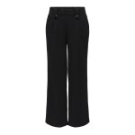 Pantalon à jambe large fermeture par bouton noir nina Pantalon à jambe large fermeture par bouton noir nina