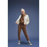 Pantalon fille, jogpant mochagi marron