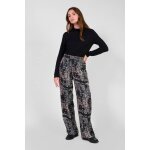 Pantalon loose, large bulbiza noir xia en viscose