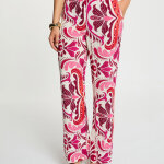 Pantalon multicolore en viscose