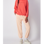 Pantalon  ourlet lastique femme - rose