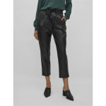 Pantalon en simili - cuir noir ione