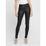 Pantalon - skinny fit noir en viscose queen