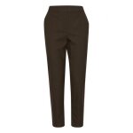 Pantalon slim byevi marron fonc