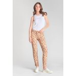 Pantalon slim dyli may fauve jaune en coton nea