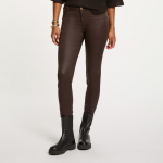 Pantalon slim femme morgan caf en coton