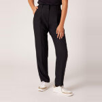 Pantalon slim femme noir en viscose