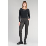 Pantalon slim flexy noir en coton Pantalon slim flexy noir en coton
