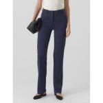 Pantalon straight fit bleu fonc�