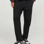 Pantalon de survtement noir glen en coton