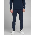 Pantalon de survêtement regular fit bleu marine en coton Pantalon de survêtement regular fit bleu marine en coton