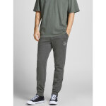 Pantalon de survêtement regular fit gris foncé en coton Pantalon de survêtement regular fit gris foncé en coton