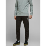 Pantalon de survêtement regular fit noir en coton gage Pantalon de survêtement regular fit noir en coton gage