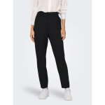 Pantalon taille élastiquée noir en viscose Pantalon taille élastiquée noir en viscose