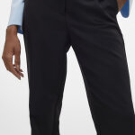 Pantalon tailleur en polyester recycl clair noir rae