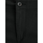 Pantalon tapered fit noir en coton