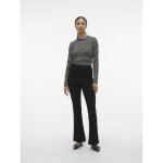 Pantalon wide leg fit noir