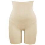 Panty gainant taille haute beige en nylon Panty gainant taille haute beige en nylon