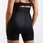 Panty gainant taille haute noir en nylon