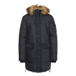 Parka homme dark navy blue bleu marine en coton