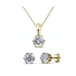 Parures birth stone myc - paris - dor� et cristal