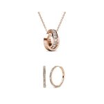 Parures chic circle hoop myc - paris - or ros et cristal