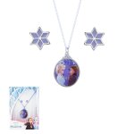 Parure disney collier et boucles d'oreilles - reine des neiges