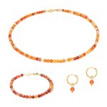 Parure femme sloya serena cornaline